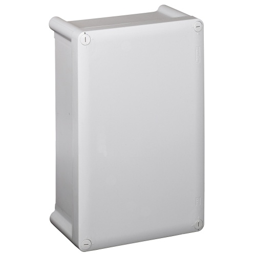 Коробка промышленная пластиковая - IP55 - IK07 - RAL 7035 - 155x110x74 мм - сплошная крышка | код 035940 | Legrand