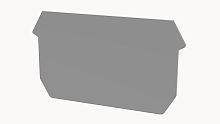 D-PCDK2.5-01P-11-00Z(H), Концевая крышка, для PCDK2.5, серый, шт | код 11060000005 | DEGSON