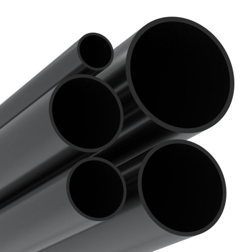 Труба ПВХ жёсткая гладкая д.16мм, лёгкая, 3м, цвет черный | код 63916B | DKC фото 3