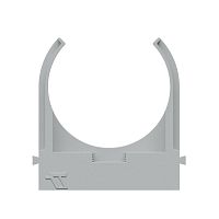 Крепеж-клипса для труб d40мм прямой монтаж сер. (уп.30шт) КМ LO67234