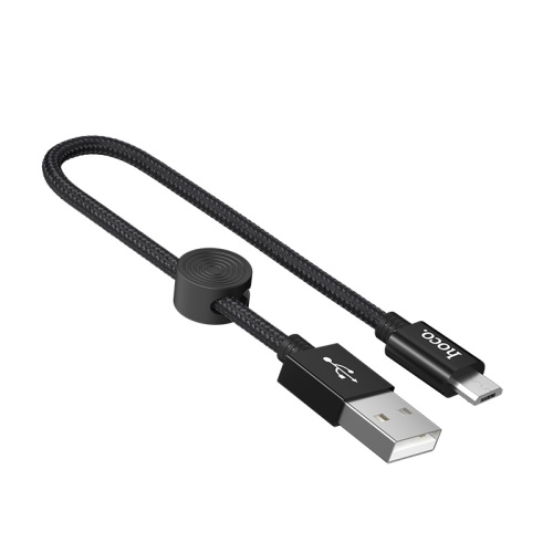 Кабель USB 2.0 hoco X35, AM/MicroBm, черный, 0,25м | код 6931474707437 | Hoco