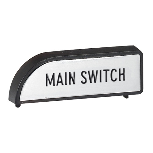 Маркировка ''Main Switch'' (главный выключатель) - для лицевой панели | код 022282 | Legrand