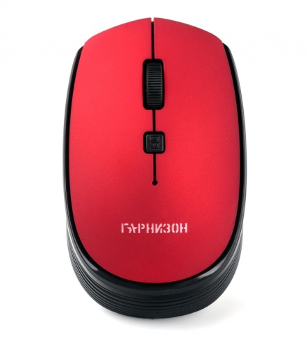 Мышь беспроводная Гарнизон GMW-550-3, красный, 1600 DPI, 3 кн.+ колесо-кнопка | код GMW-550-3 | Гарнизон