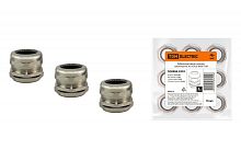 Кабельный ввод-сальник латунный М 30 (У263) IP68 TDM | код SQ0806-0303 | TDM