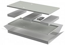 ITK LINEA N Компл. стенок боковых 600мм шкафа 24U сер. | код LN35-24UX6-X | ITK by IEK