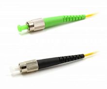 Патч-корд оптический TWT, PVC, симплексный, FC/APC-FC/UPC, SM OS2, 15 м | код TWT-FC-FC/SAU-15 | TWT