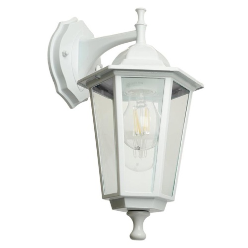 Светильник садово-парковый 60Вт 230В E27 бел. 6102/PL6102 (на стену вниз) FERON 11053 Светильник садово-парковый 60Вт 230В E27 бел. 6102/PL6102 (на стену вниз) FERON 11053