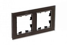 Рамка 2-м AtlasDesign Nature стекло мокко | код. ATN320602 | Schneider Electric