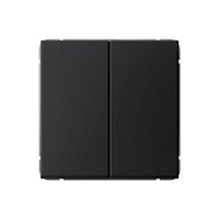 Выключатель 2-кл. ArtGallery (сх. 5) 10AX механизм карбон | код GAL001051 | Systeme Electric