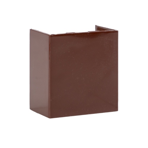 Соединитель (40х25) (4 шт) темное дерево-Plast | код cond-40-25x4 | EKF