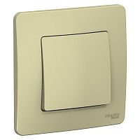 Выключатель 1-кл. СП Blanca 10А IP20 (сх. 1) 250В беж. | код. BLNVS010107 | Schneider Electric