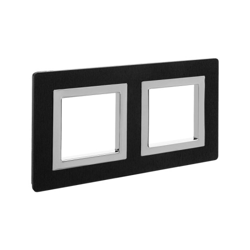 Рамка из алюминия, ''Avanti'', черная, 4 модуля | код. 4402834 | DKC фото 2 Рамка из алюминия, ''Avanti'', черная, 4 модуля | код. 4402834 | DKC фото 2