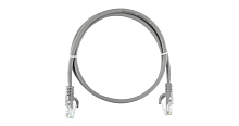 Шнур U/UTP 4 пары, Кат.5e, 2хRJ45/8P8C, T568B, 7х0,205мм, PVC, белый, 0,3м (NMC-PC4UD55B-003-WT) | код ЭКО26883 | NIKOMAX
