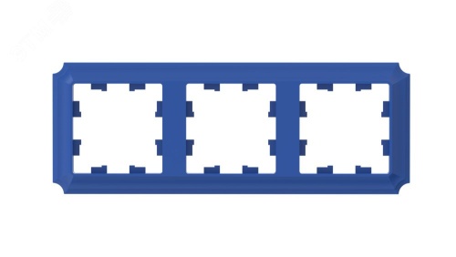 Рамка 3-пост. AtlasDesign Antique универс. аквамарин | код ATN101103 | Systeme Electric