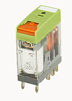 DRPT-2C-LR-D24-02Z(H) Реле 2СО, 24VDC, 8A, c индикац./тест.кн | код 30010000134 | DEGSON