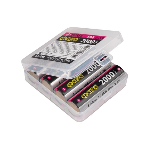 Аккумулятор Литий-Ионный 18650 2000мАч 10A PB-4 ФАZА | код 5060319 | JazzWay фото 4 Аккумулятор Литий-Ионный 18650 2000мАч 10A PB-4 ФАZА | код 5060319 | JazzWay фото 4