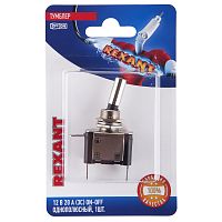 Тумблер 12V 20А (3c) ON-OFF однополюсный с красной LED подсветкой (ASW-07D) REXANT (в упак. 1шт.) | код 06-0332-B | REXANT