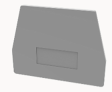 D-PCTK6-BEN-01P-11-00Z(H) Концевая крышка, для PCTK6-BEN, серый | код 11060000011 | DEGSON