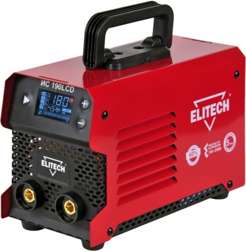 Сварочный аппарат Elitech ИС 190LCD инвертор MIG-MAG/ММА 4.4кВт | код 1979339 | Elitech