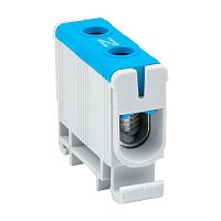 Проходная клемма с винтовым зажимом 50мм?, синий, plc-kvs-16-50-blue | код. plc-kvs-16-50-blue | EKF
