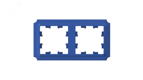 Рамка 2-пост. AtlasDesign Antique универс. аквамарин | код ATN101102 | Systeme Electric