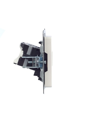 BRITE Розетка компьютерная двойная кат.5E RJ45 РК10-2-БрЖ жемчуг | код BR-K20-1-K36 | IEK фото 3