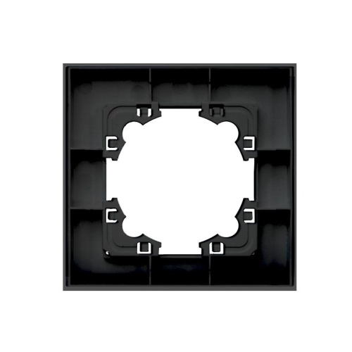 Рамка 1-м Афина стеклянная графит UNIVersal 2254 фото 3 Рамка 1-м Афина стеклянная графит UNIVersal 2254 фото 3