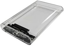 Внешний корпус для HDD/SSD AgeStar 3UB2P6C SATA III USB3.0 пластик прозрачный 2.5 | код 1692097 | AgeStar