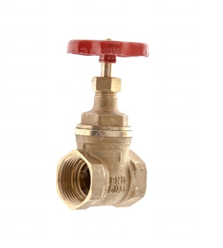 Задвижка клиновая 1' ВВ 16 бар латунь | код 156 1' | ITAP