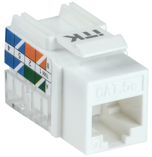 ITK Модуль Keystone Jack кат.5E UTP 110 IDC 90град | код CS1-1C5EU-11 | IEK