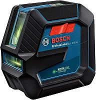 Нивелир лазерн. Bosch GLL 2-15G 2кл.лаз. 540нм цв.луч. зеленый 2луч. (0601063W02) | код 2022713 | BOSCH