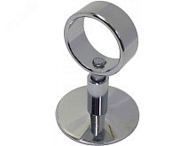 Держатель для полотенцесушителя с кольцом 3/4' круглый 1 отверстие хром | код 4627201606563 | ДВИН