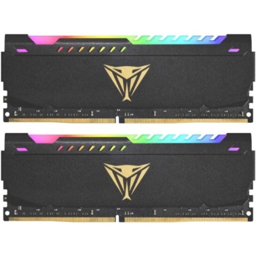 Память DDR4 2x32GB 3600MHz Patriot PVSR464G360C0K Viper Steel RGB RTL Gaming PC4-28800 CL20 DIMM 288-pin 1.35В dual rank с радиатором Ret | код 2058793 | PATRIOT