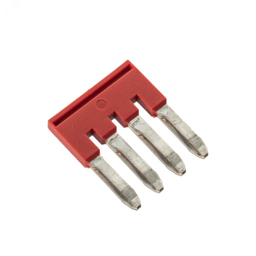 Перемычка вставная для клеммы на 2.5 кв.мм, 4-х полюсная | код SBF-4-5 | DKC Перемычка вставная для клеммы на 2.5 кв.мм, 4-х полюсная | код SBF-4-5 | DKC