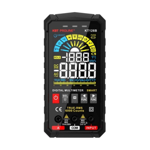 Мультиметр цифровой SMART KT 126В PROLINE с True RMS (КВТ) | код 86329 | КВТ