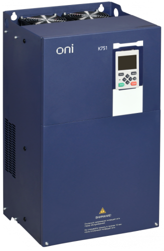 Преобразователь частоты K751 380В 3Ф 75-90кВт 150-176А со встроенным тормозом ONI | код K751-33-7590TM | ONI