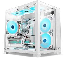 Корпус Formula Crystal Z5 TG белый без БП mATX 11x120mm 2xUSB2.0 1xUSB3.0 audio bott PSU | код 1930887 | FORMULA