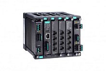 Коммутатор MDS-G4012 Layer 2 full Gigabit modular managed Ethernet switch with 4 fixed Gigabit ports, 2 slots for optional 4-port GE/FE modules, 2 slots for isolated power modules, up to 12 Gigabit ports, t: -10/60 | код 00-06132178 | MOXA