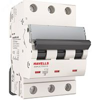 Выключатель автоматический трехполюсный 10A С 6кА D6 | код 7701602 | Havells