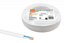 Провод ПУГСП (ПУГНП) 2х1.5 (бухта 10м) белый Народный ТРТС | код SQ0126-0213 | РЭМЗ ТМ