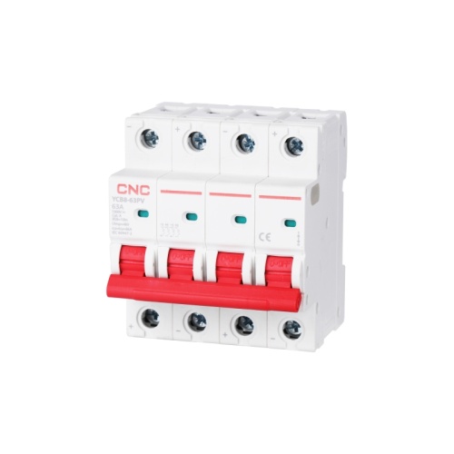 Автоматический выключатель DC YCB8-63PV 4P 40A B DC1000 | код EN000096 | CNC