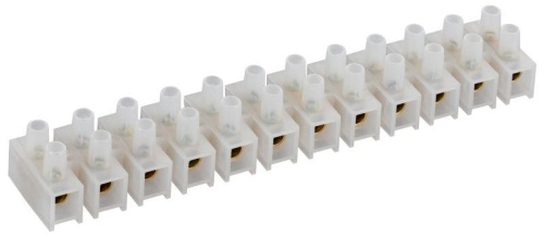 Колодка клеммная ЗВИ-100 10-25кв.мм 12пар | код UZV10-100-025-K01-10-G | GENERICA