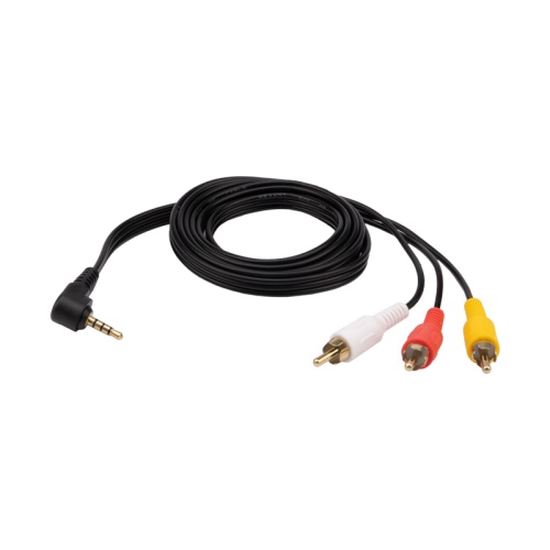 Шнур Стерео 3,5 мм 4C - 3 RCA, длина 1,5 метра (GOLD) REXANT | код 17-4412-4 | REXANT
