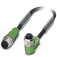 Кабель для датчика / исполнительного элемента SAC-4P-M12MS/1,5-PVC/M12FR | код 1415618 | PHOENIX CONTACT