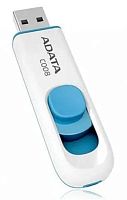 Флеш Диск A-Data 64GB Classic C008 AC008-64G-RWE USB2.0 синий/белый | код 761363 | A-DATA