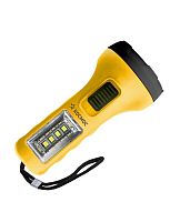 Фонарь ручной 0.5ВтLED+4SMD(1Вт) 1xAA корпус ABS-пластик ремешок ручной
