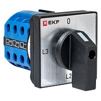 Переключатель кулачковый ПК-1-94 10А 4P для амперметра PROxima | код pk-1-94-10 | EKF