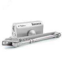 Доводчик дверной морозостойкий | код 410 ISPARUS серебро | НОРА-М