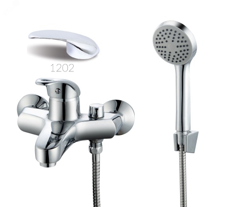 Смеситель для ванны с душем TSARSBERG TSB-848-1202 тип См-ВОРНШлА | код TSB-848-1202 | TSARSBERG