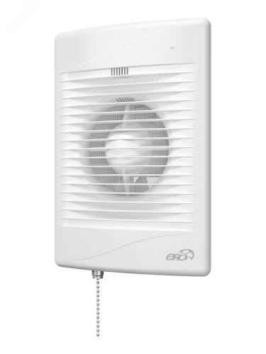 Вентилятор осевой вытяжной с индикацией работы и тяговым выключателем D100 | код STANDARD 4-02 | ERA